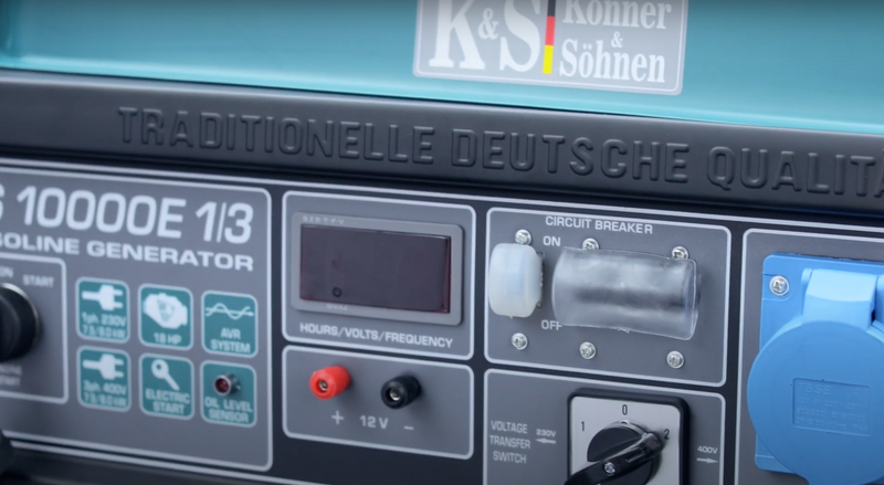 Benzin-Generatoren mit VTS-System der Marke „Könner & Söhnen“ (Modelle 1/3)