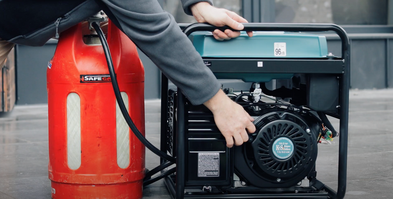LPG/Benzin-Generatoren der DUAL FUEL-Serie