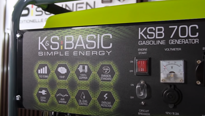 KSB 70C Benzingenerator von "K&S Basic"