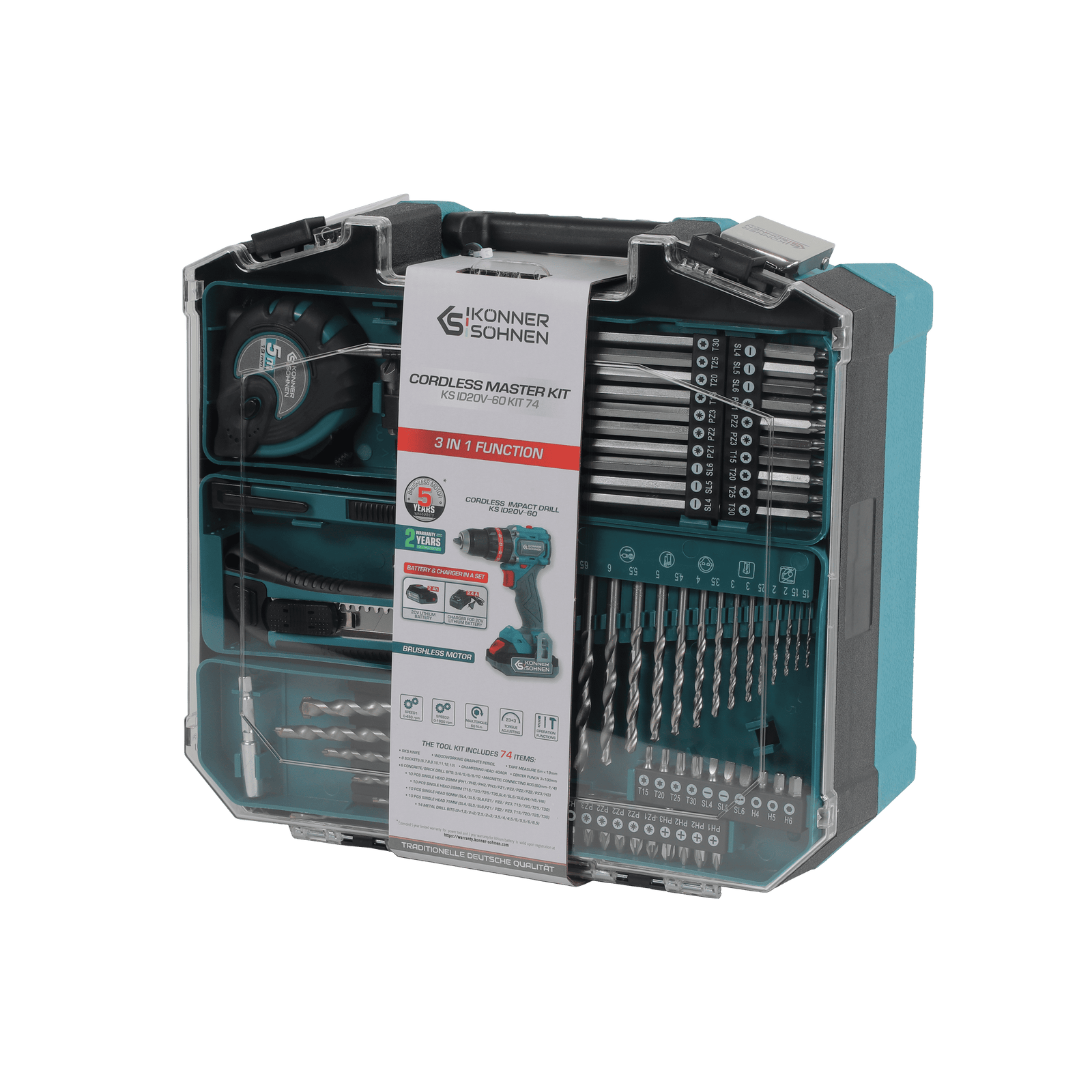 Бездротовий набір Master Set KS ID20V-60 KIT 74 