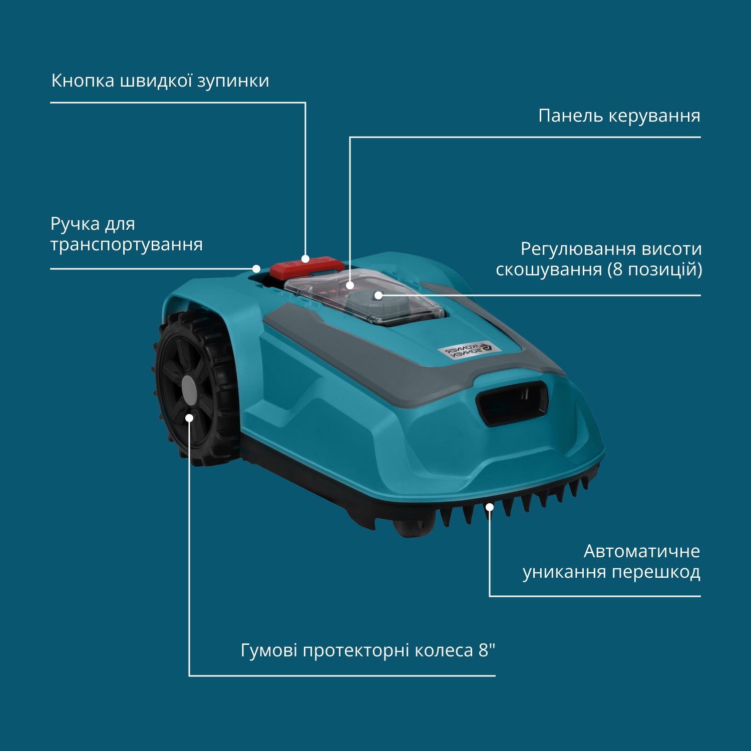 Роботизована газонокосарка KS 22RLM
