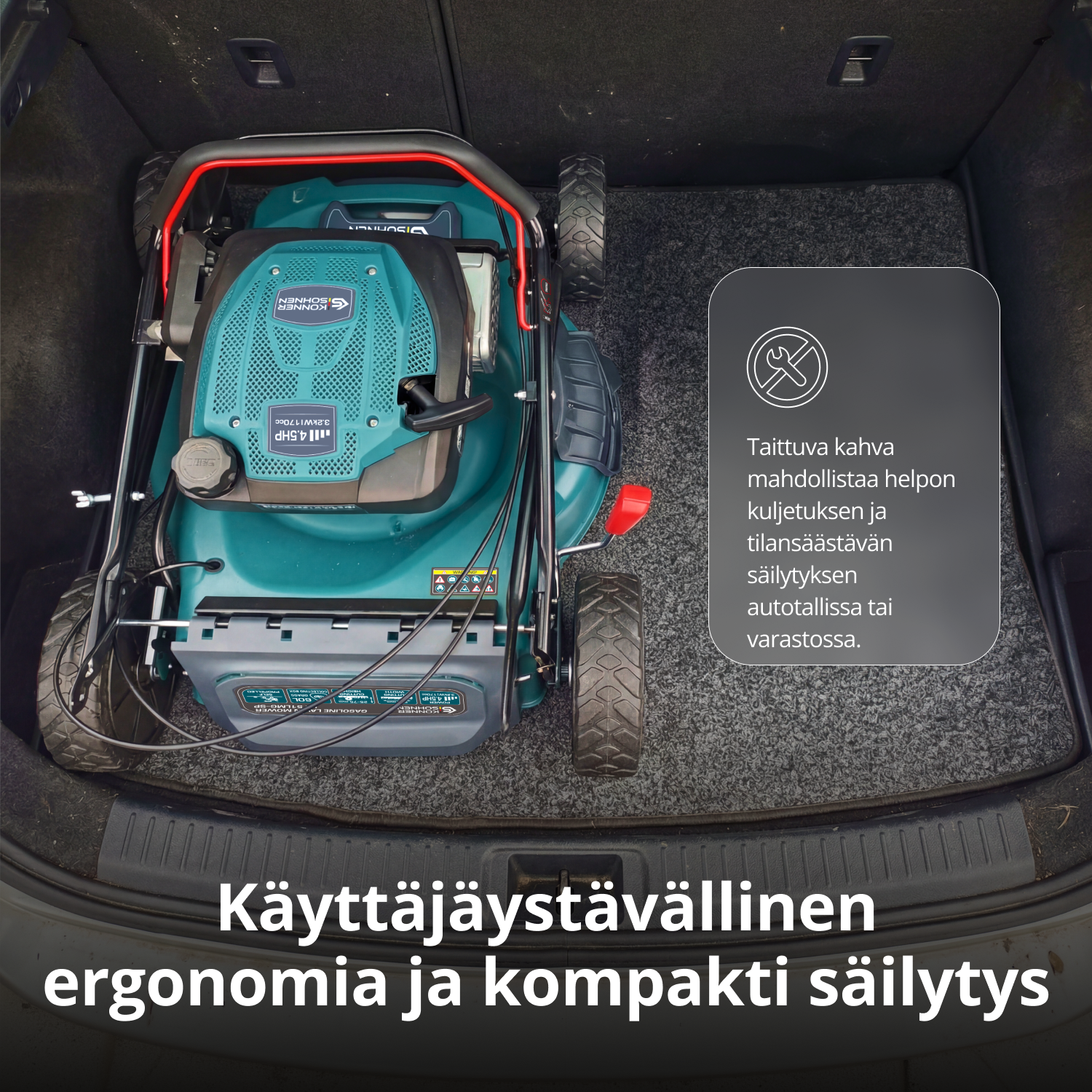 Bensiinikäyttöinen ruohonleikkuri KS 51LMG-SP
