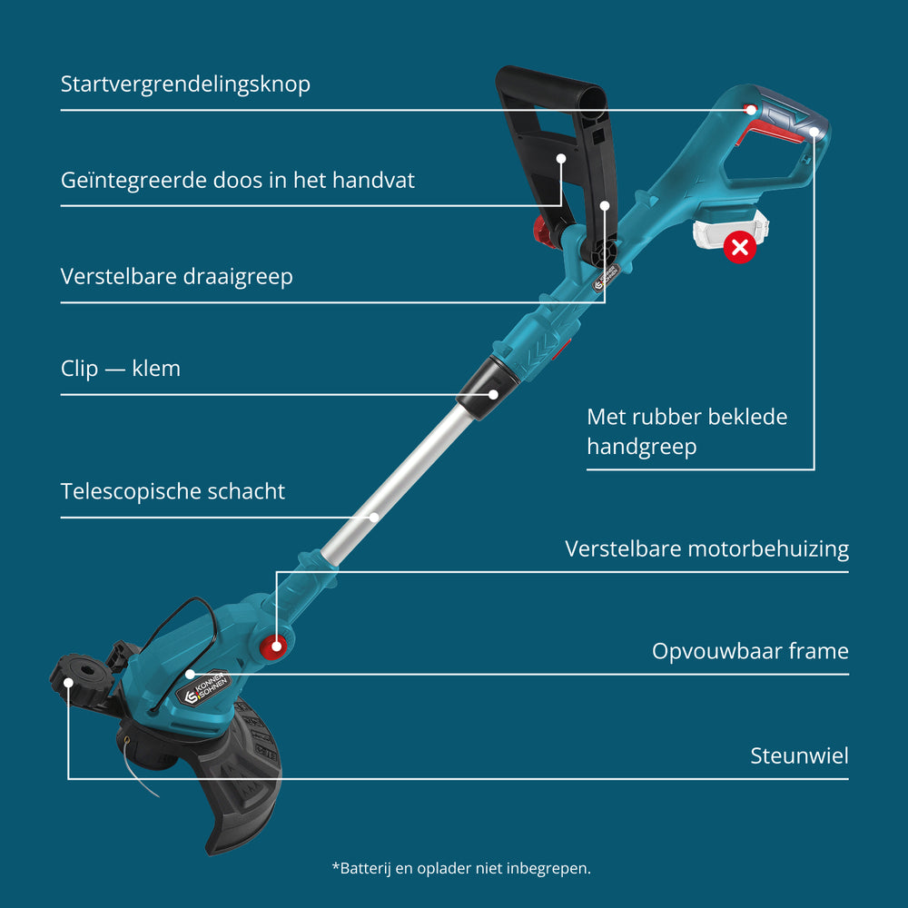 Snoerloze trimmer KS GT-20V