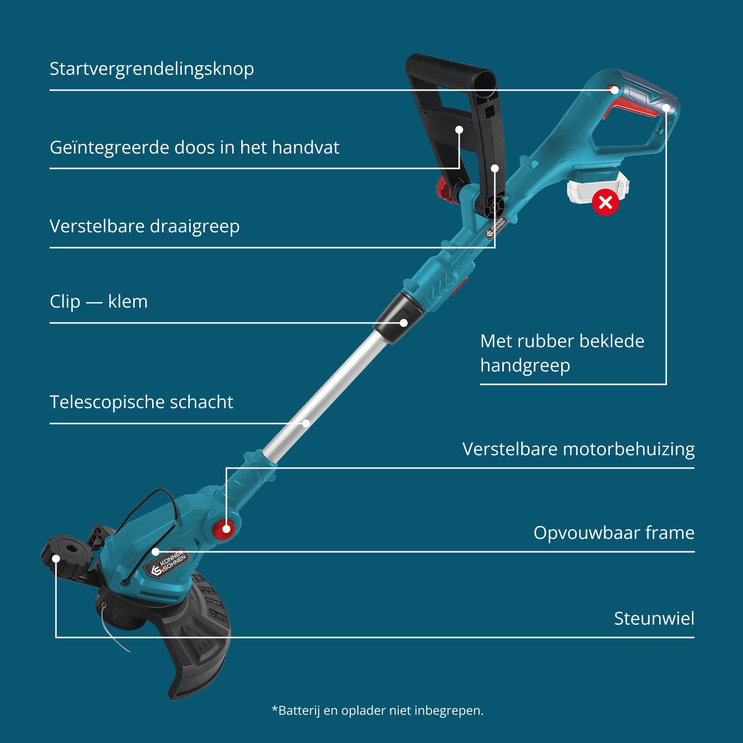 Cordless trimmer KS GT-20V