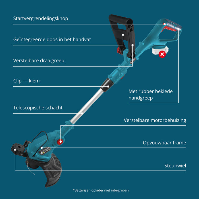 Snoerloze trimmer KS GT-20V
