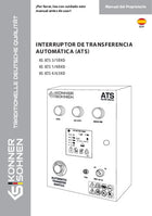 Interruptor de transferencia automática (ATS) KS ATS 3/18, 1/40 HD, 4/63 HD