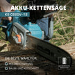 Akku-Kettensäge KS CS20V-12 thumbnail