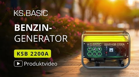 Benzingenerator KSB 2200A (2 kW) – einfach, zuverlässig, erschwinglich