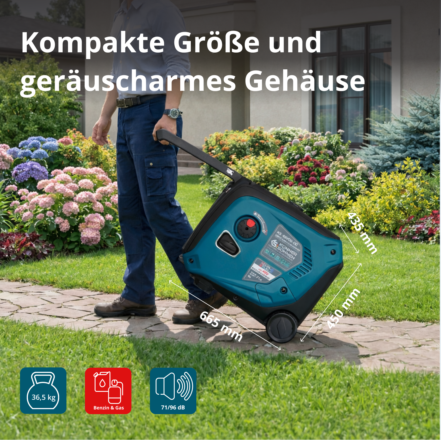 KS 48VGS-DC Jævnstrømsgenerator, version 50–55V