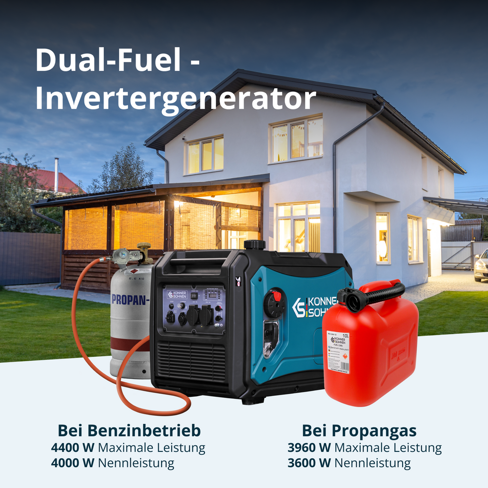 LPG/bensin invertergenerator KS 4000iEG S