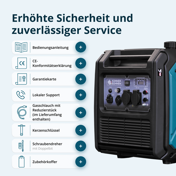 LPG/bensin invertergenerator KS 4000iEG S