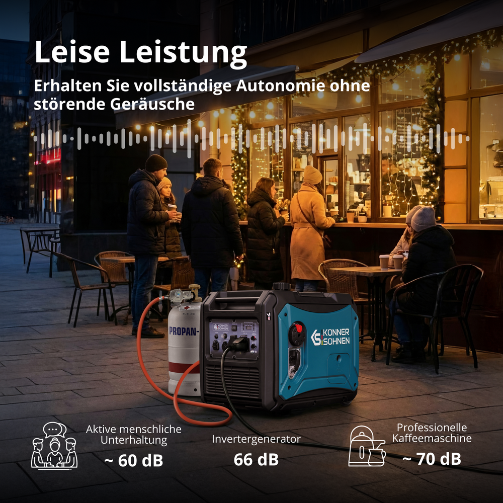 LPG/bensin invertergenerator KS 4000iEG S