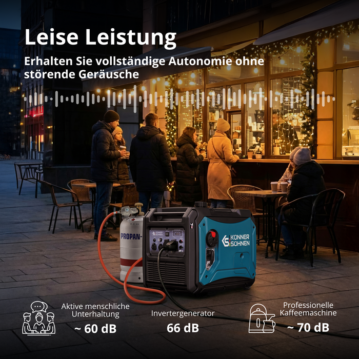 LPG/bensin invertergenerator KS 4000iEG S