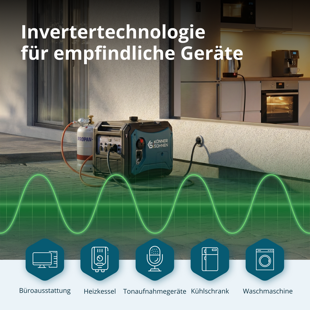 LPG/bensin invertergenerator KS 4000iEG S