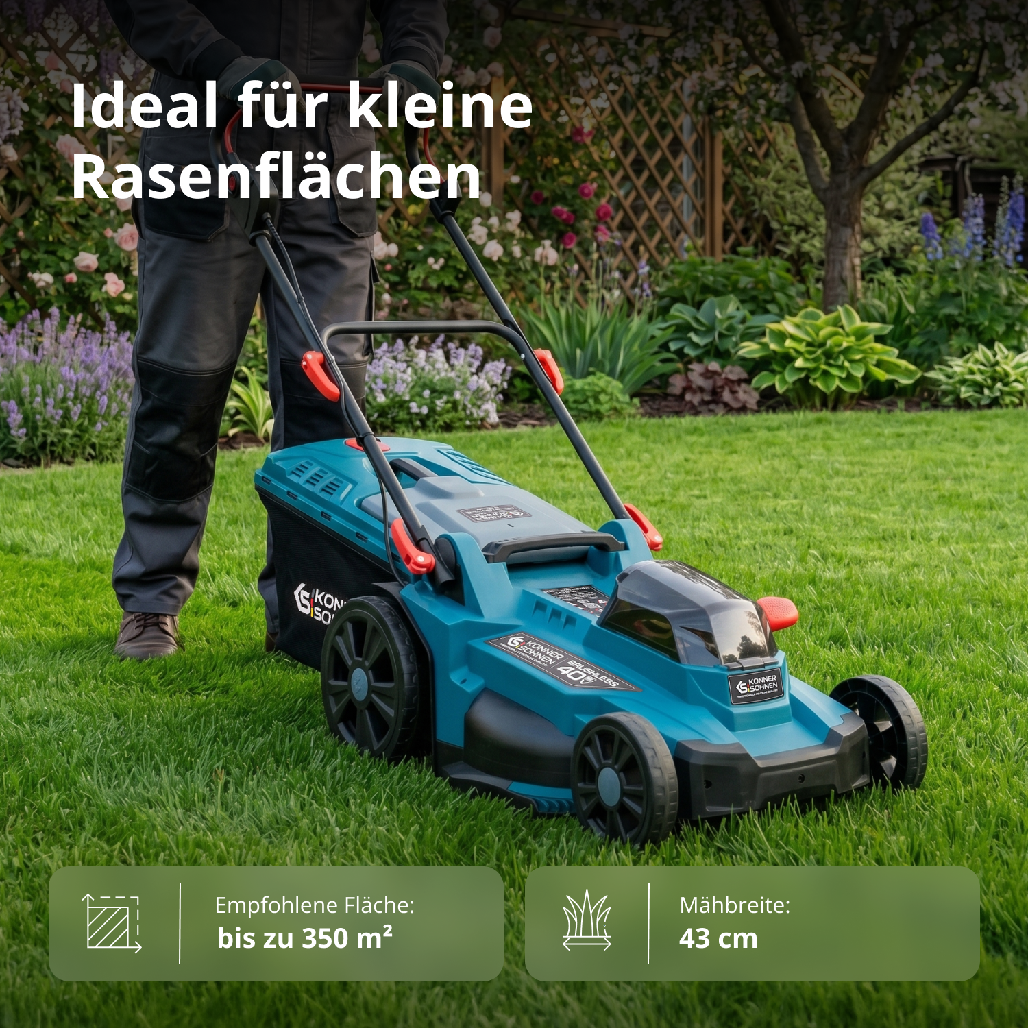 Kampagne Græsplæneplejesæt KS 43LM-BCT40V-SET