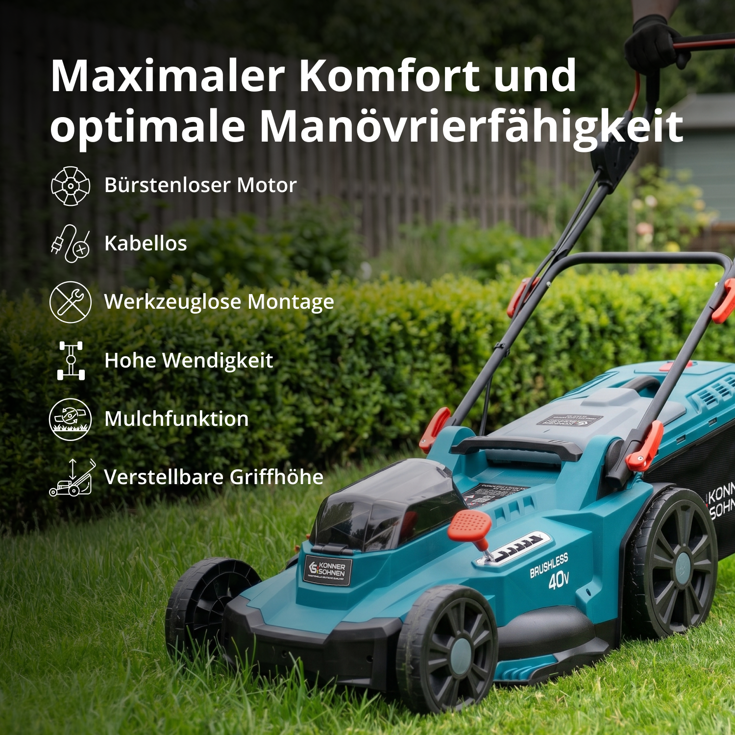 Kampagne Græsplæneplejesæt KS 43LM-BCT40V-SET