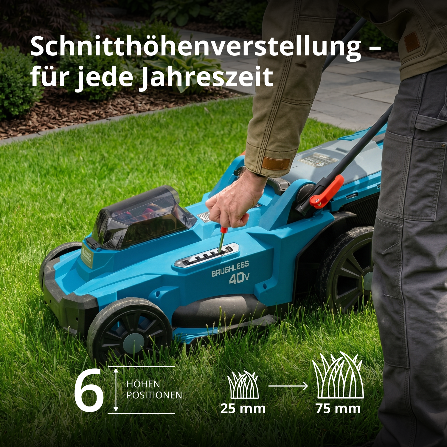 Kampagne Græsplæneplejesæt KS 43LM-BCT40V-SET