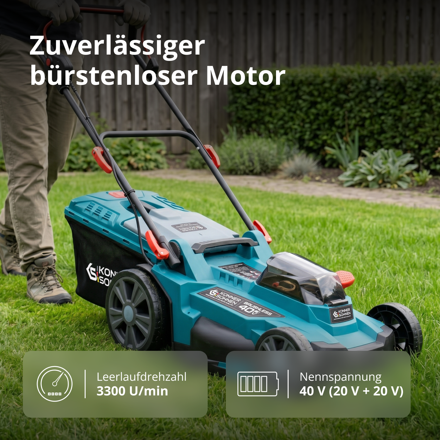 Kampagne Græsplæneplejesæt KS 43LM-BCT40V-SET