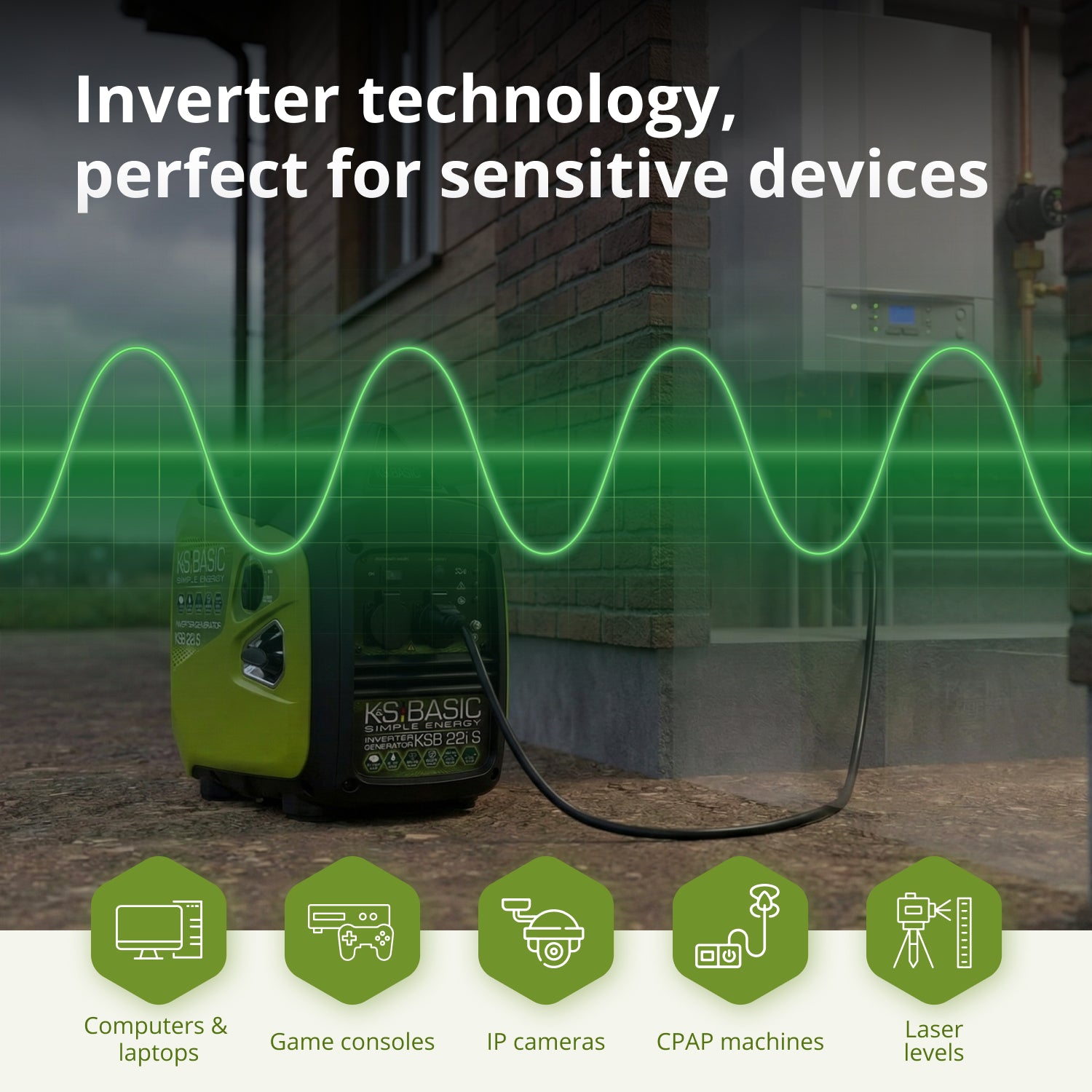 Inverter generator KSB 22i S