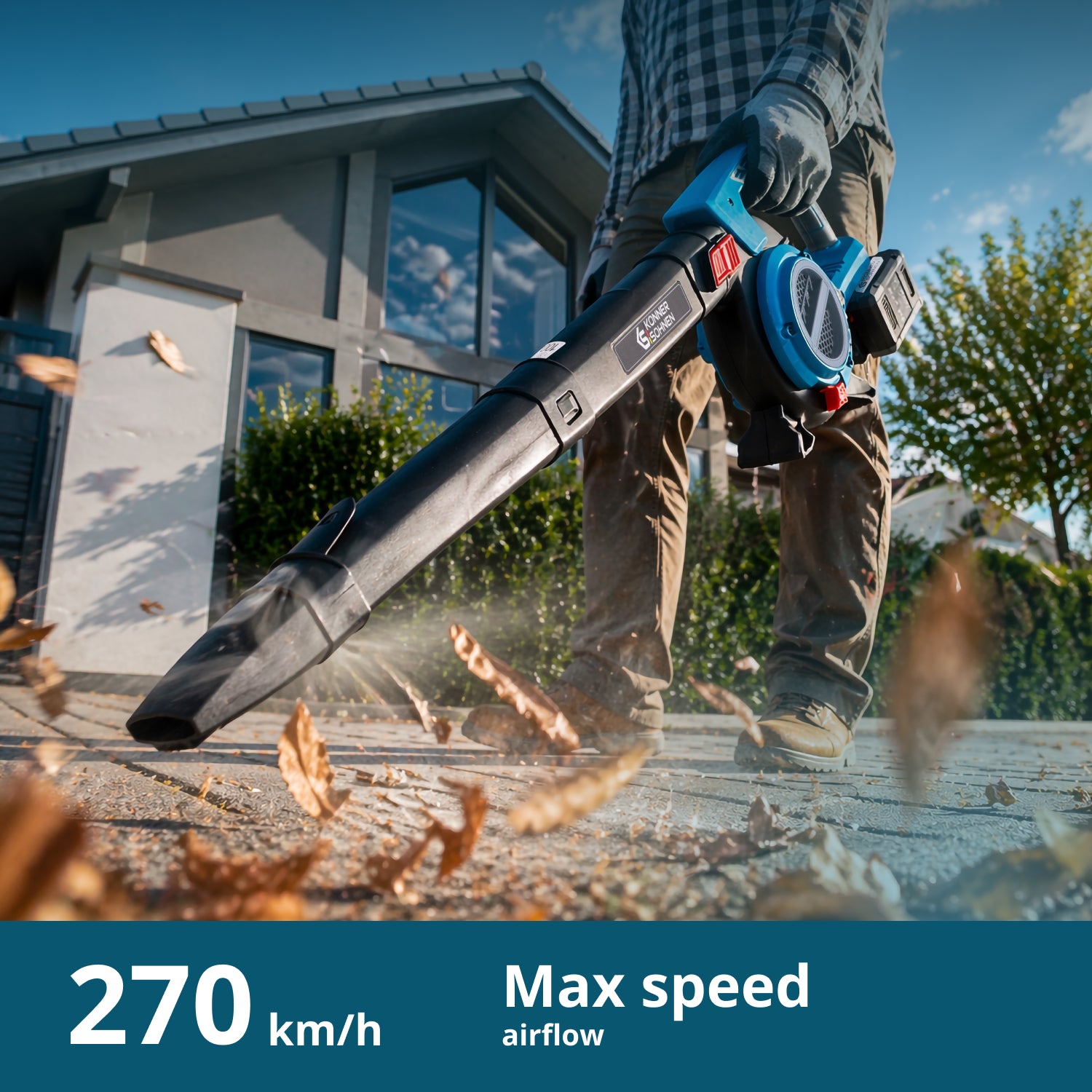 Garden cordless vacuum-blower KS LBV-40V