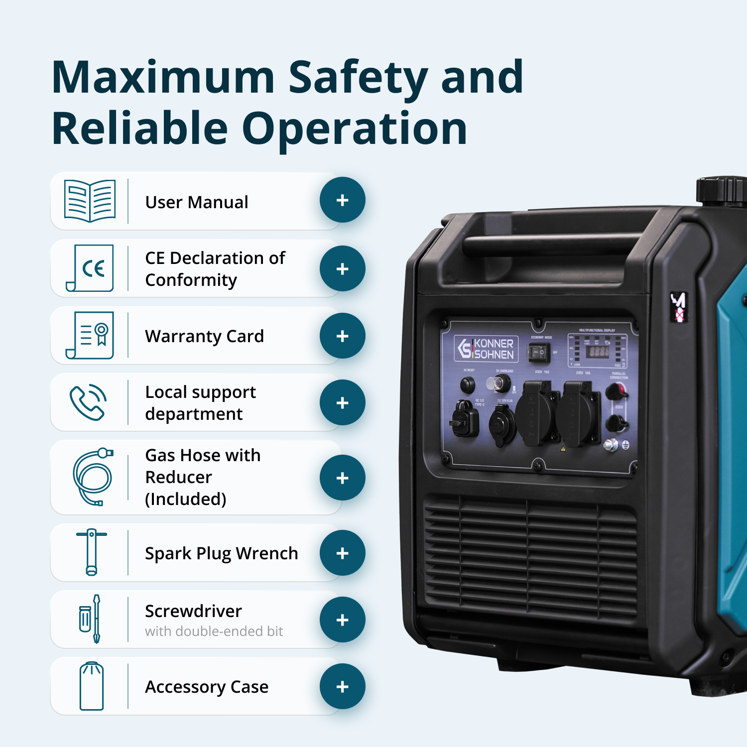 LPG/benzin inverteres generátor KS 4000iEG S