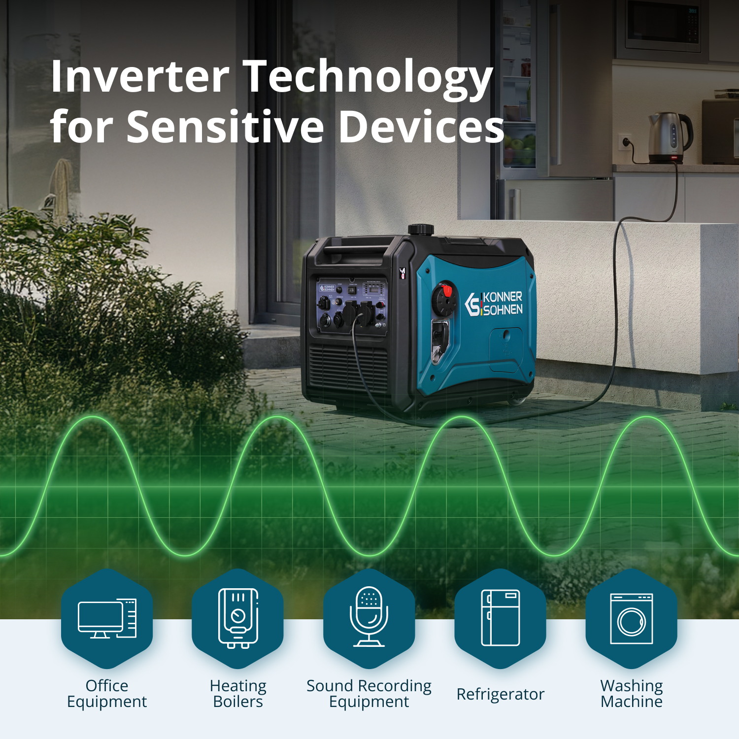 Gerador inversor KS 4000iE S