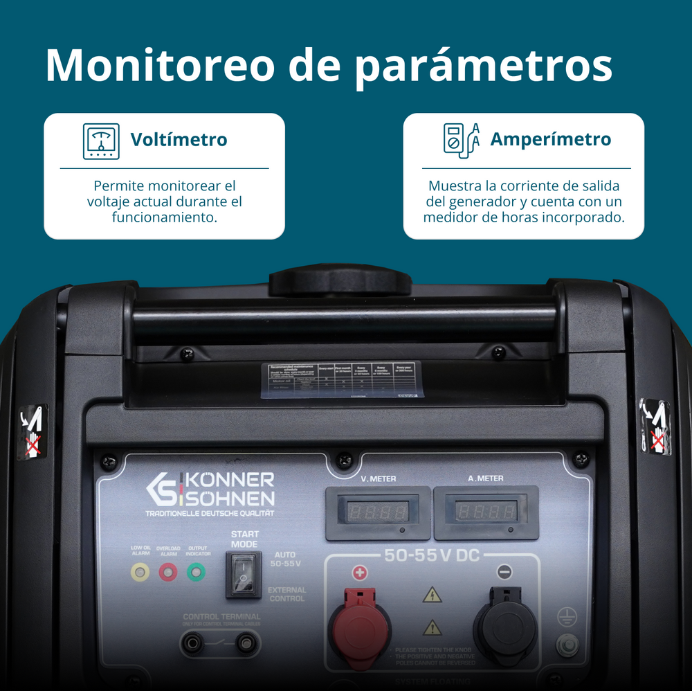 Generador de corriente continua KS 48VS-DC, versión 50–55V