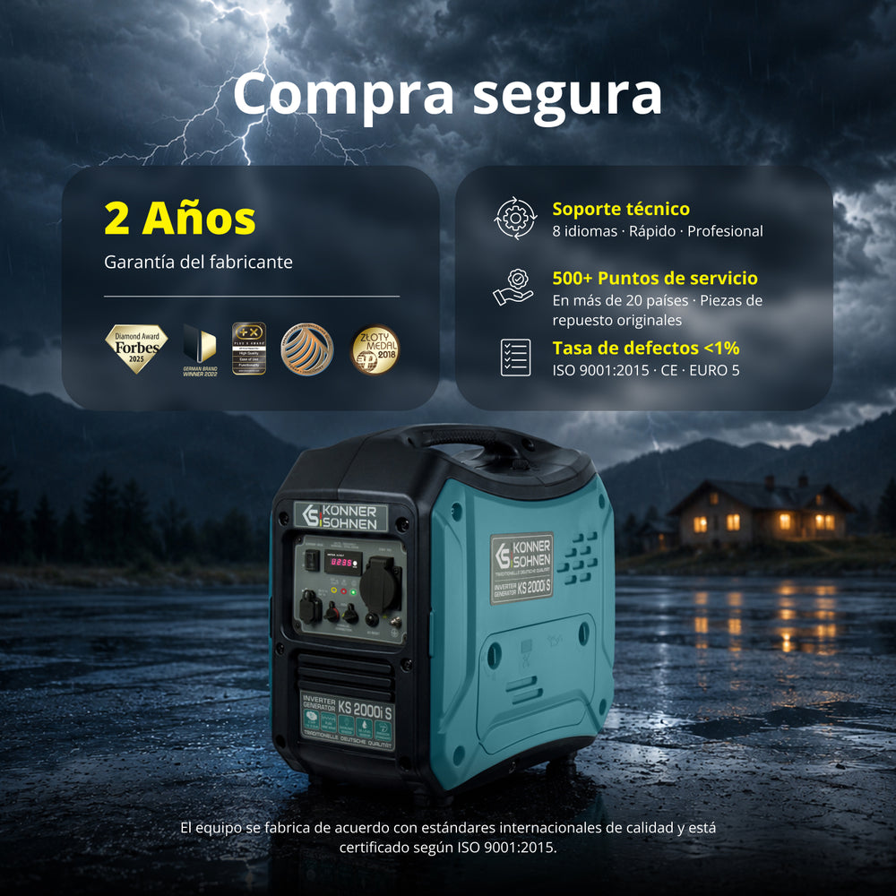 Generador inverter Könner & Söhnen KS 2000i S