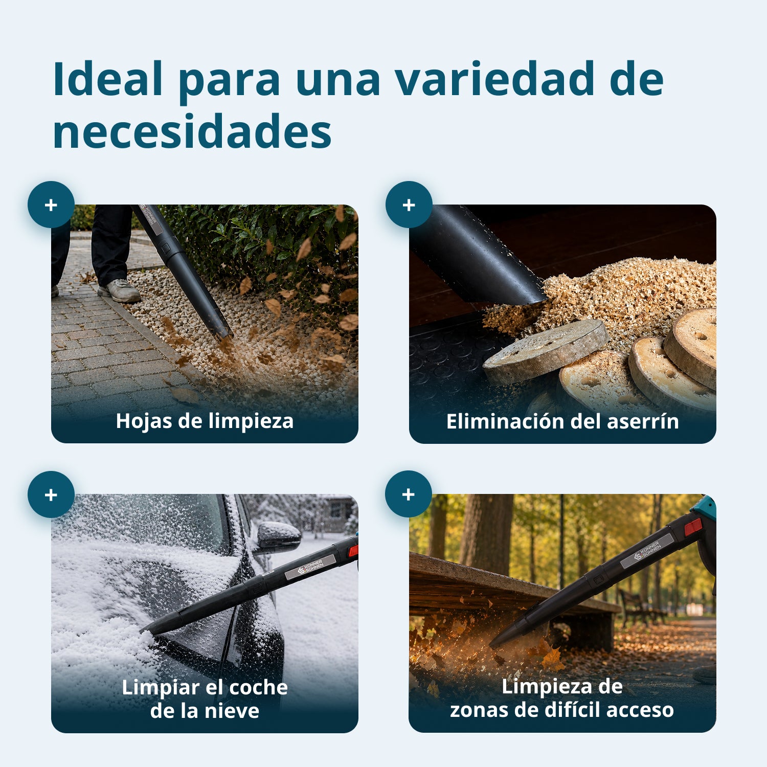 Aspirador - soplador de jardín a batería KS LBV-40V