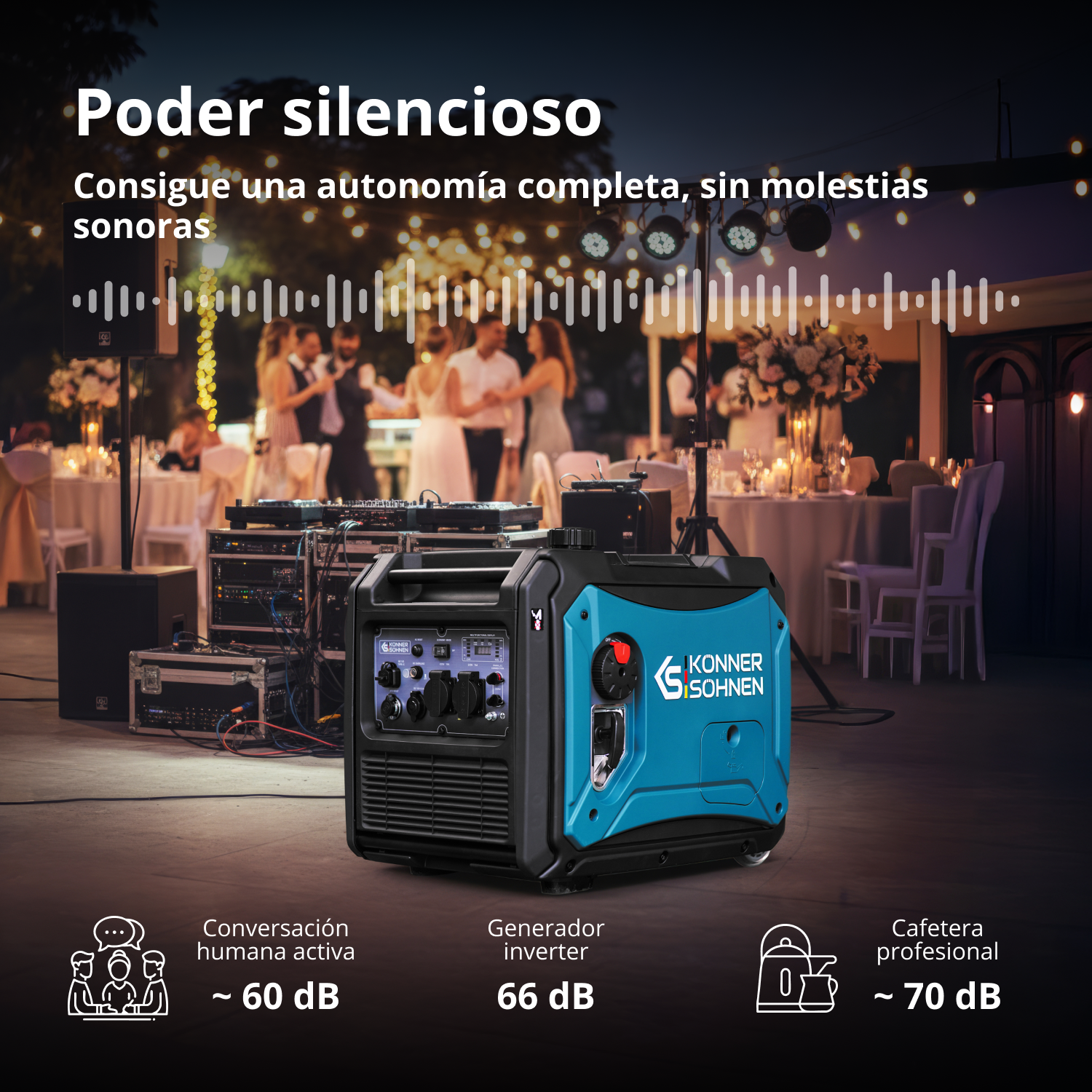 Generador inverter Könner & Söhnen KS 4000iE S