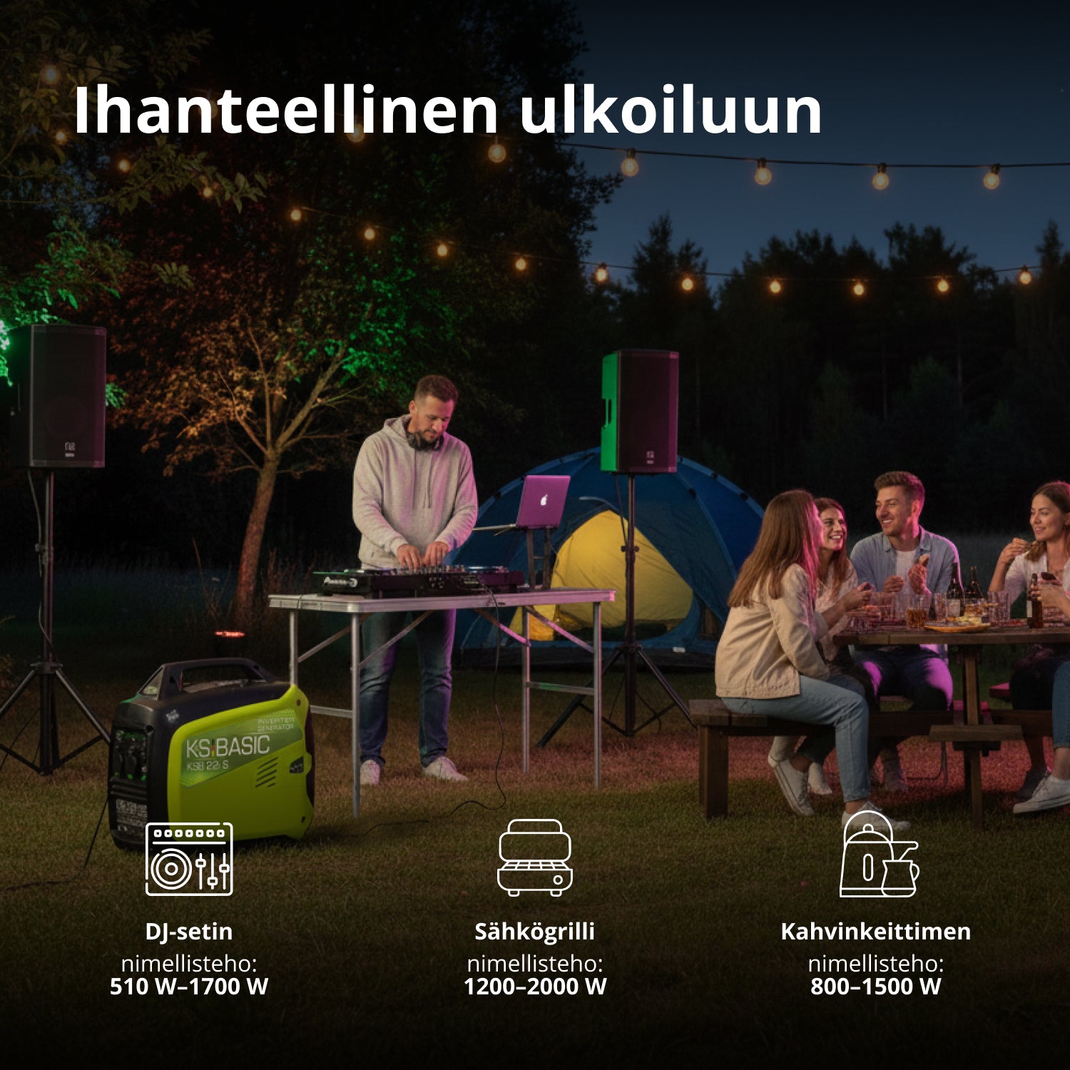 Invertterigeneraattori KSB 22i S