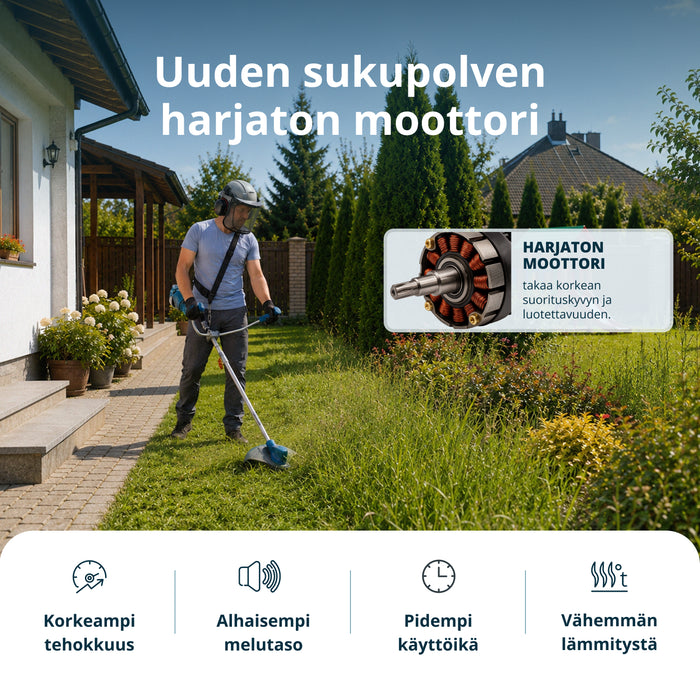 Akkukäyttöinen puutarhatrimmeri KS BCT1-40V