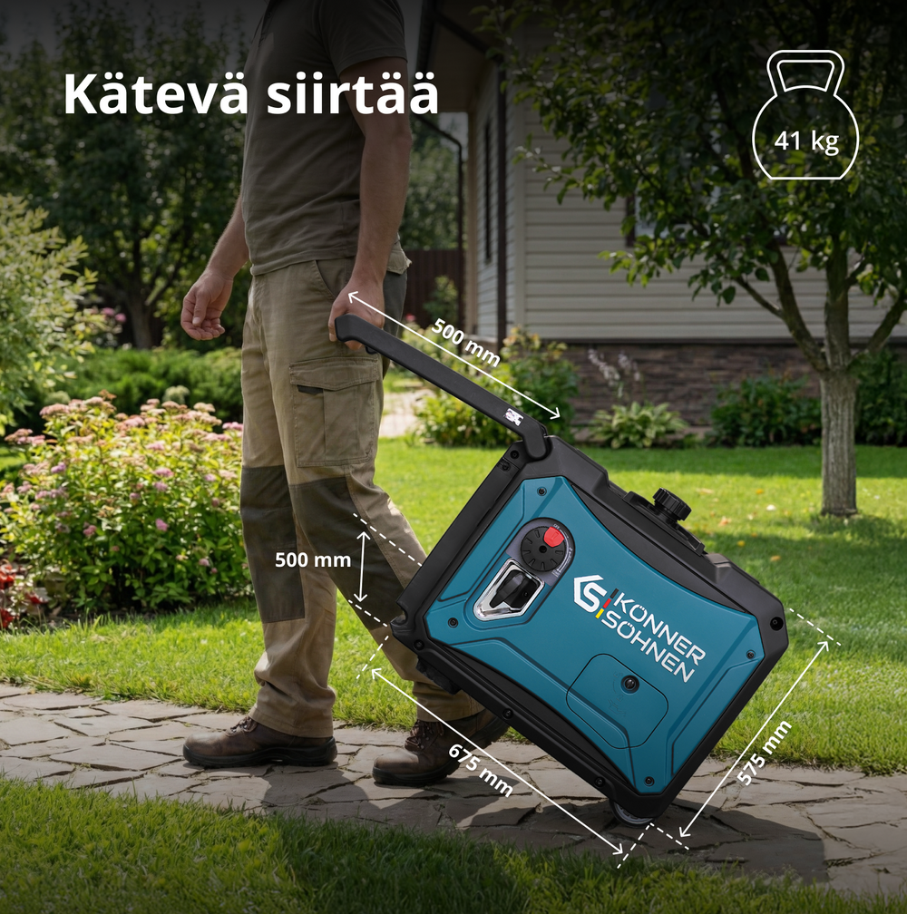 LPG/bensiini-invertterigeneraattori KS 4000iEG S