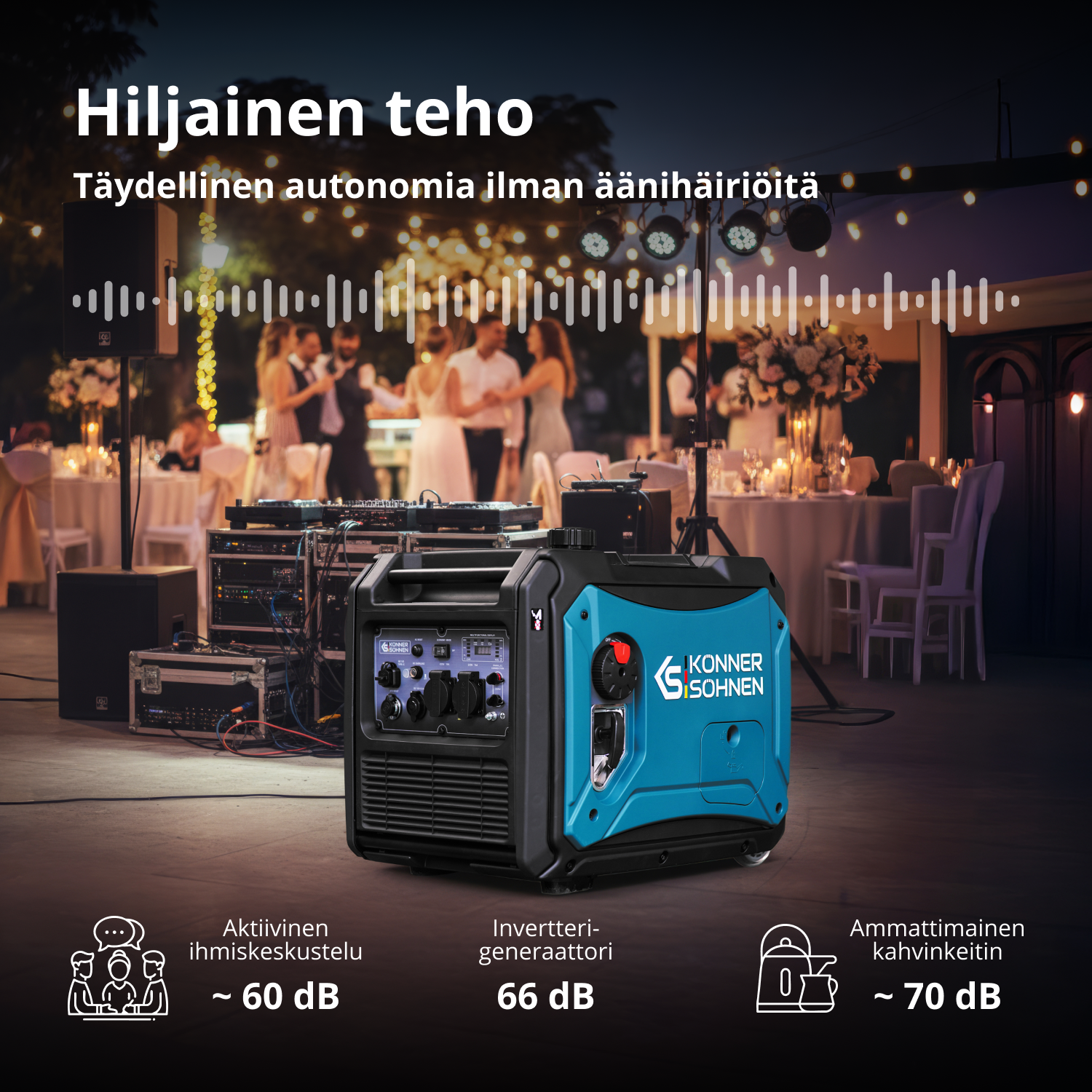 Invertterigeneraattori KS 4000iE S