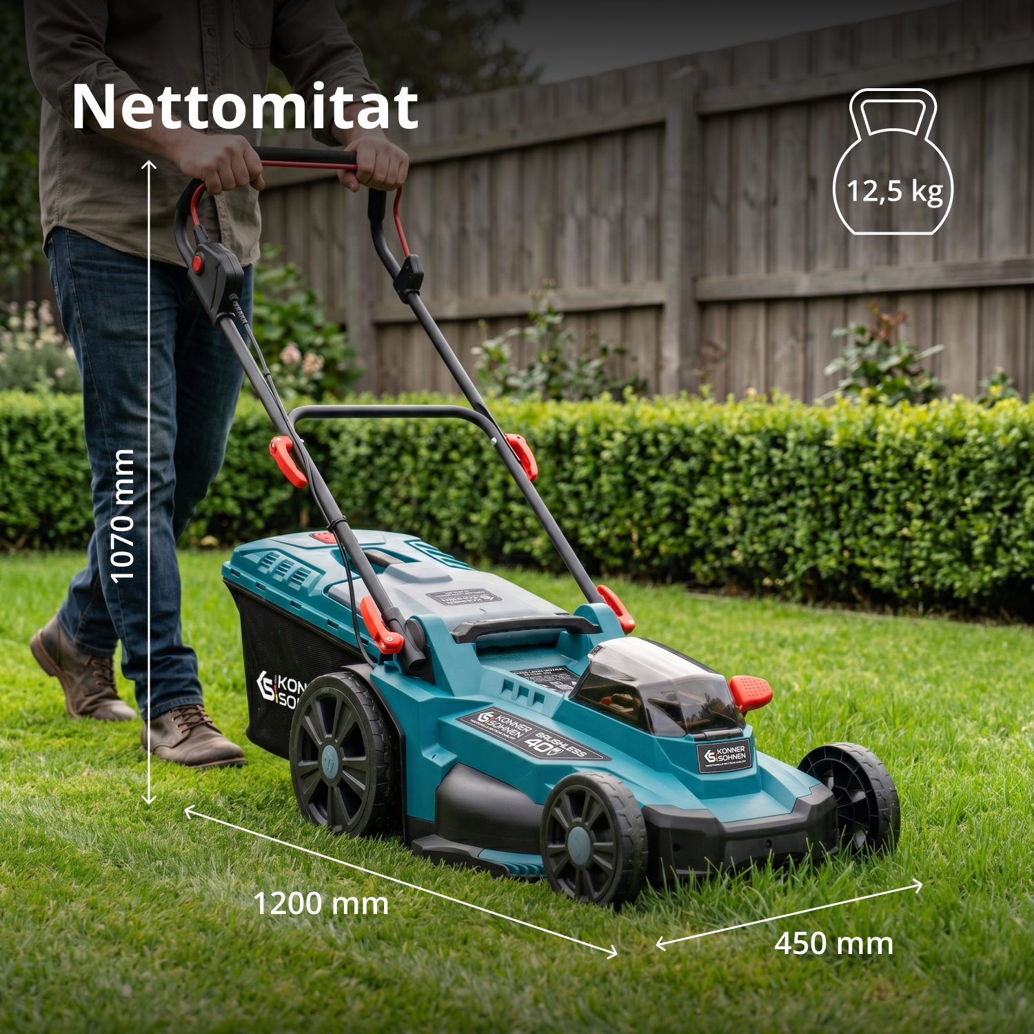 Mainostuote: Nurmikonhoitosetti KS 43LM-BCT40V-SET