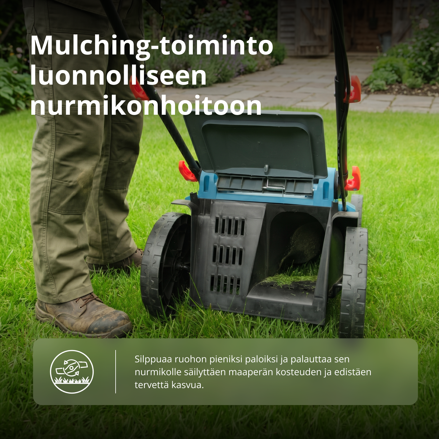 Mainostuote: Nurmikonhoitosetti KS 43LM-BCT40V-SET