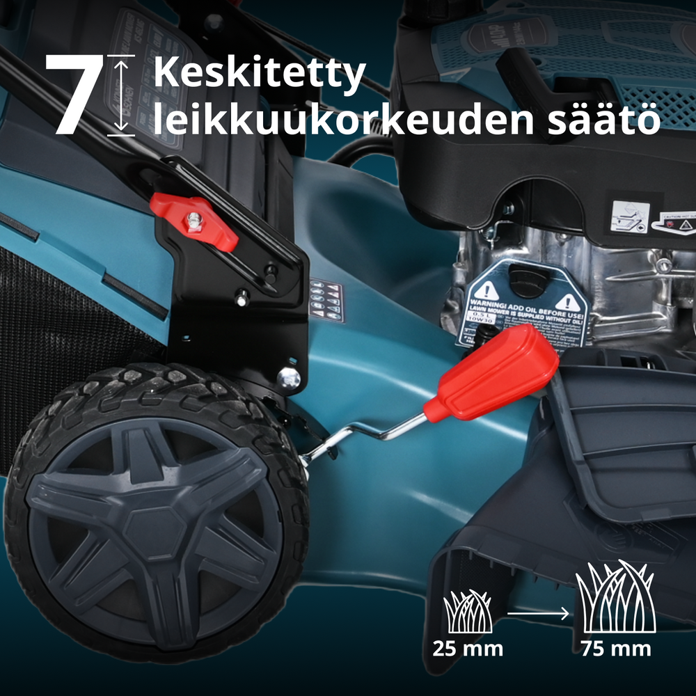 Bensiinikäyttöinen ruohonleikkuri KS 46LMG