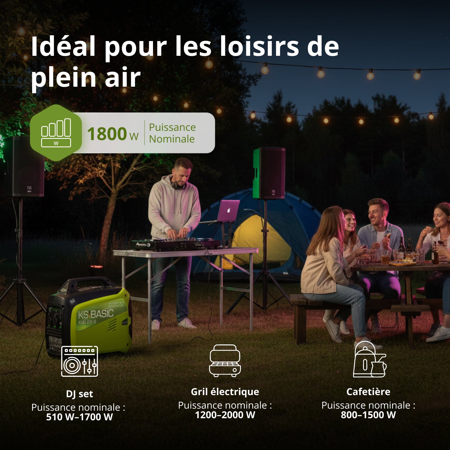 Groupe électrogène-onduleur KSB 22i S