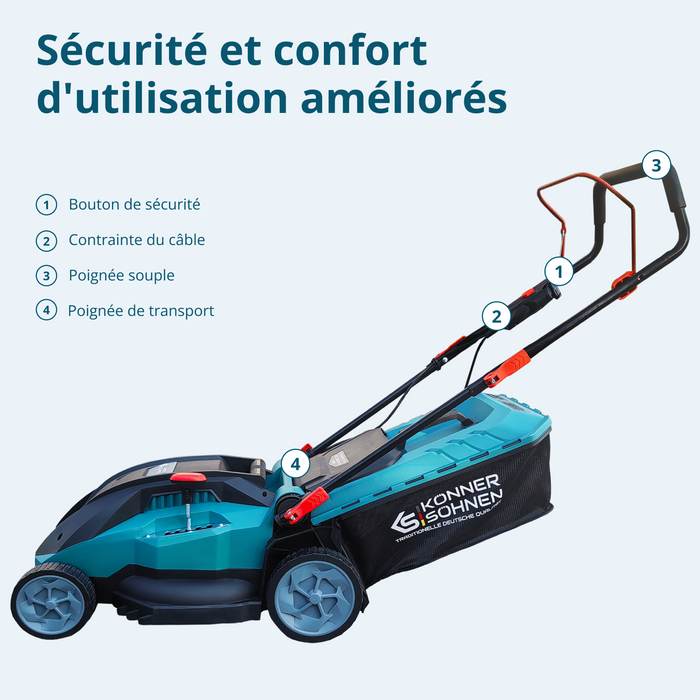 Tondeuse à gazon électrique KS 38LM16-BL
