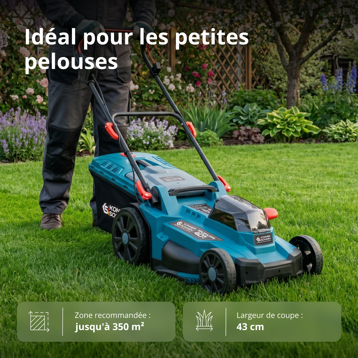 Kit promotionnel de soin du gazon KS 43LM-BCT40V-SET