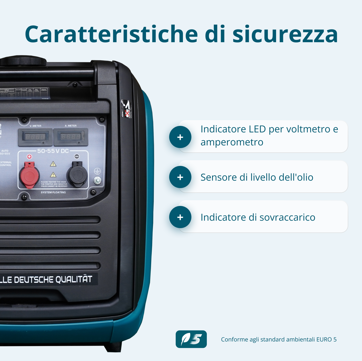 Generatore di corrente continua KS 48VS-DC, versione 50–55V