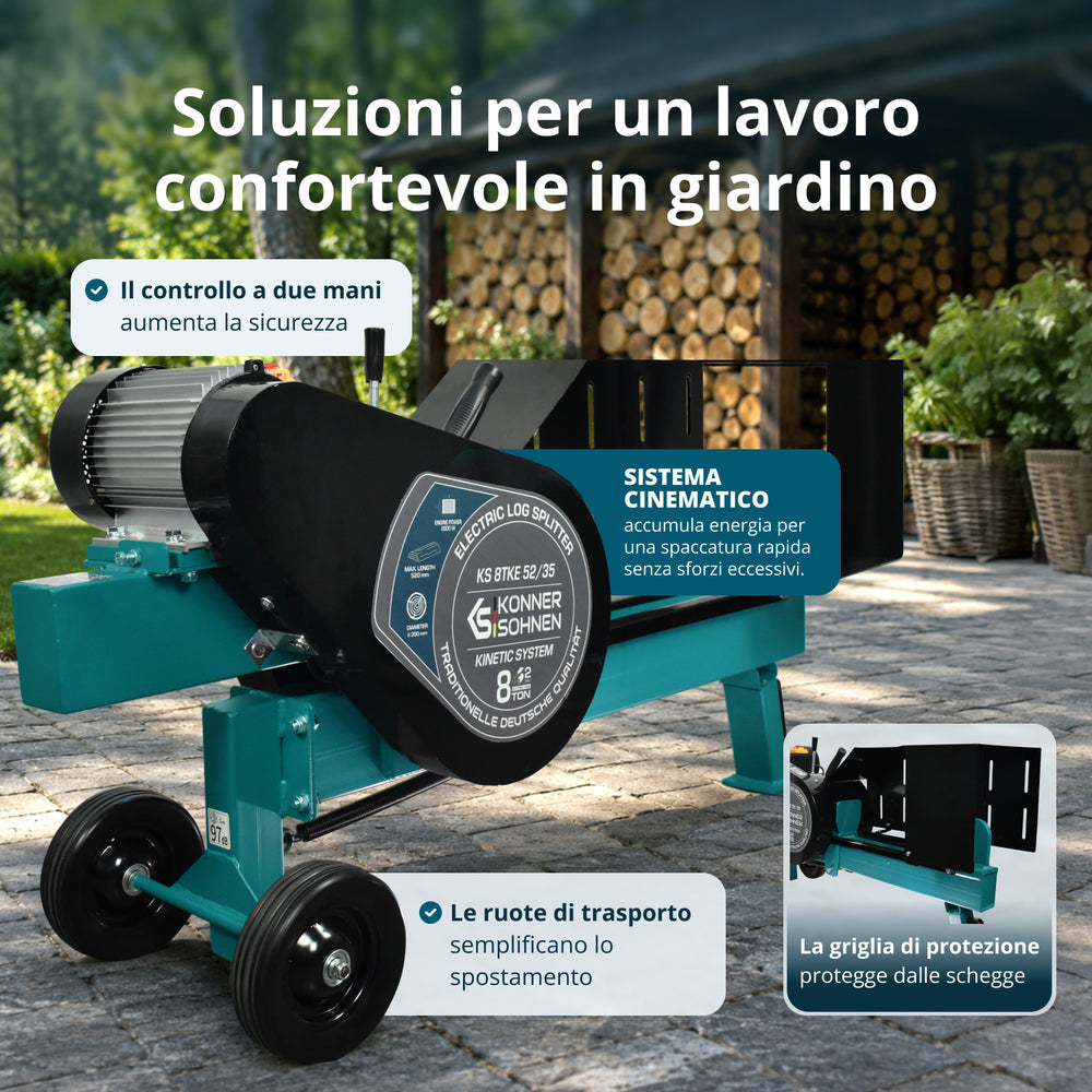 Divisore di legna elettrico KS 8TKE 52/35