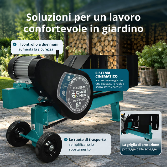 Divisore di legna elettrico KS 8TKE 52/35