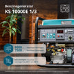 Benzinegenerator "Könner & Söhnen" KS 10000E 1/3 thumbnail