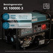 Bensiinikäyttöinen generaattori 'Könner & Söhnen' KS 10000E-3 thumbnail