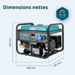 Groupe électrogène à essence/gaz "Könner & Söhnen" KS 10000E G thumbnail