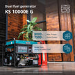 LPG/Gasoline Generator "Könner & Söhnen" KS 10000E G thumbnail