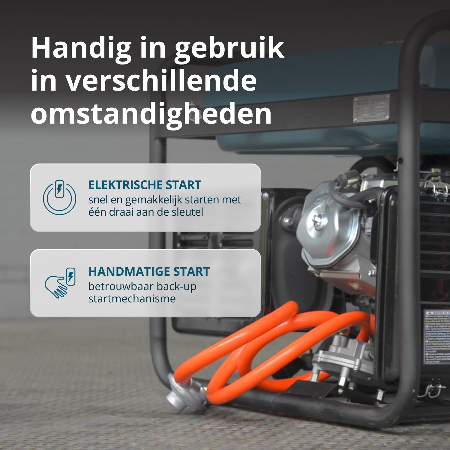 LPG/Benzine Generator "Könner & Söhnen" KS 10000E G