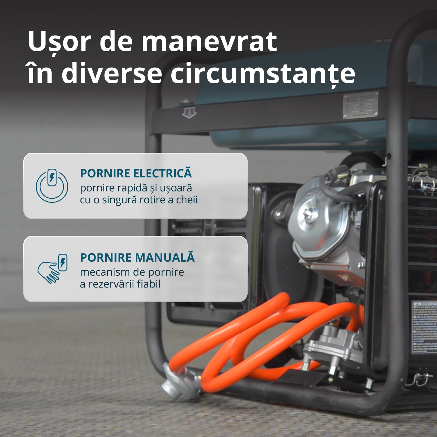 Generator GPL/Benzină „Könner & Söhnen” KS 10000E G