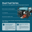 LPG/Gasoline Generator "Könner & Söhnen" KS 10000E G thumbnail